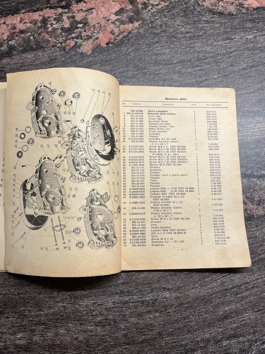 Katalog Jawa 50 typ 551 - 6