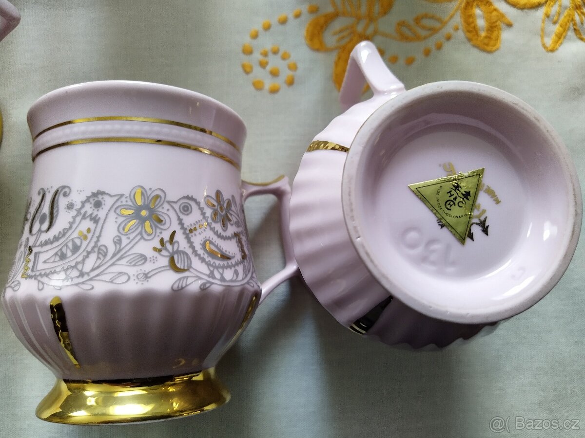 Bernadotte, Tři Grácie, HaC-kávová souprava, hrnečky, Thun - 6