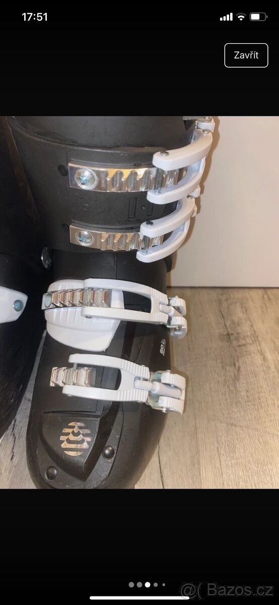 Prodám lyžáky vel 37,5 - 6