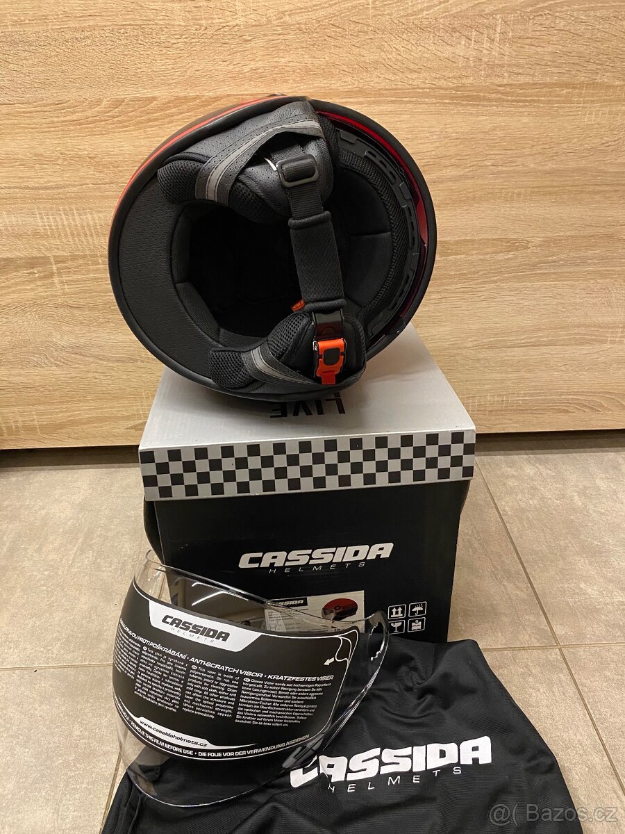 Helma na motorku Cassida Handy Plus Linear, vel. M - 6