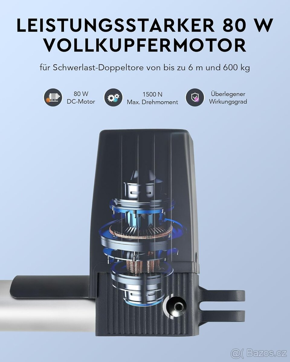 Pohony na dvoukřídlou bránu se zárukou až do 2x300kg - 6