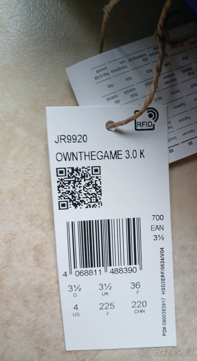 Tenisky adidas Ownthegame 3.0 K - 6