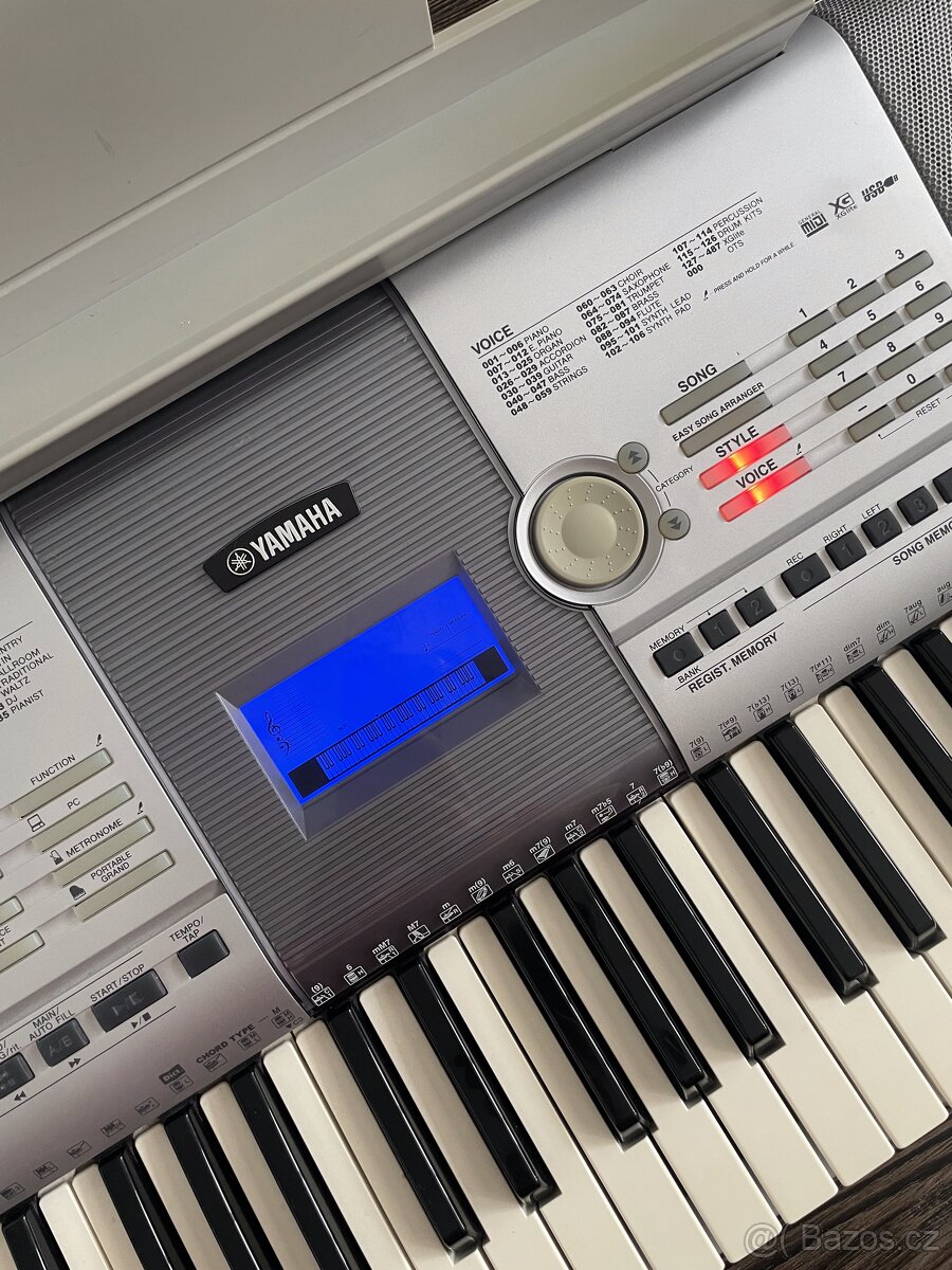 Keyboard Yamaha PSR-295 + stojan + adaptér - 6