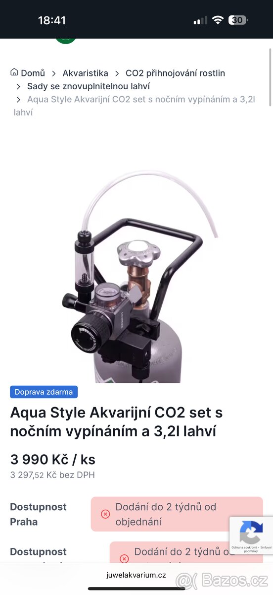 Akvárko EHEIM 240l + filtr + co2 v záruce - 6