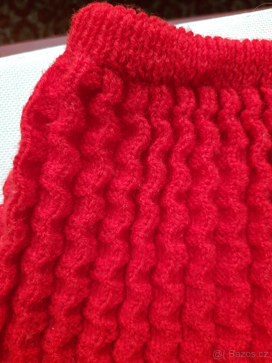 Háčkované šatičky a pletená sukýnka - 6