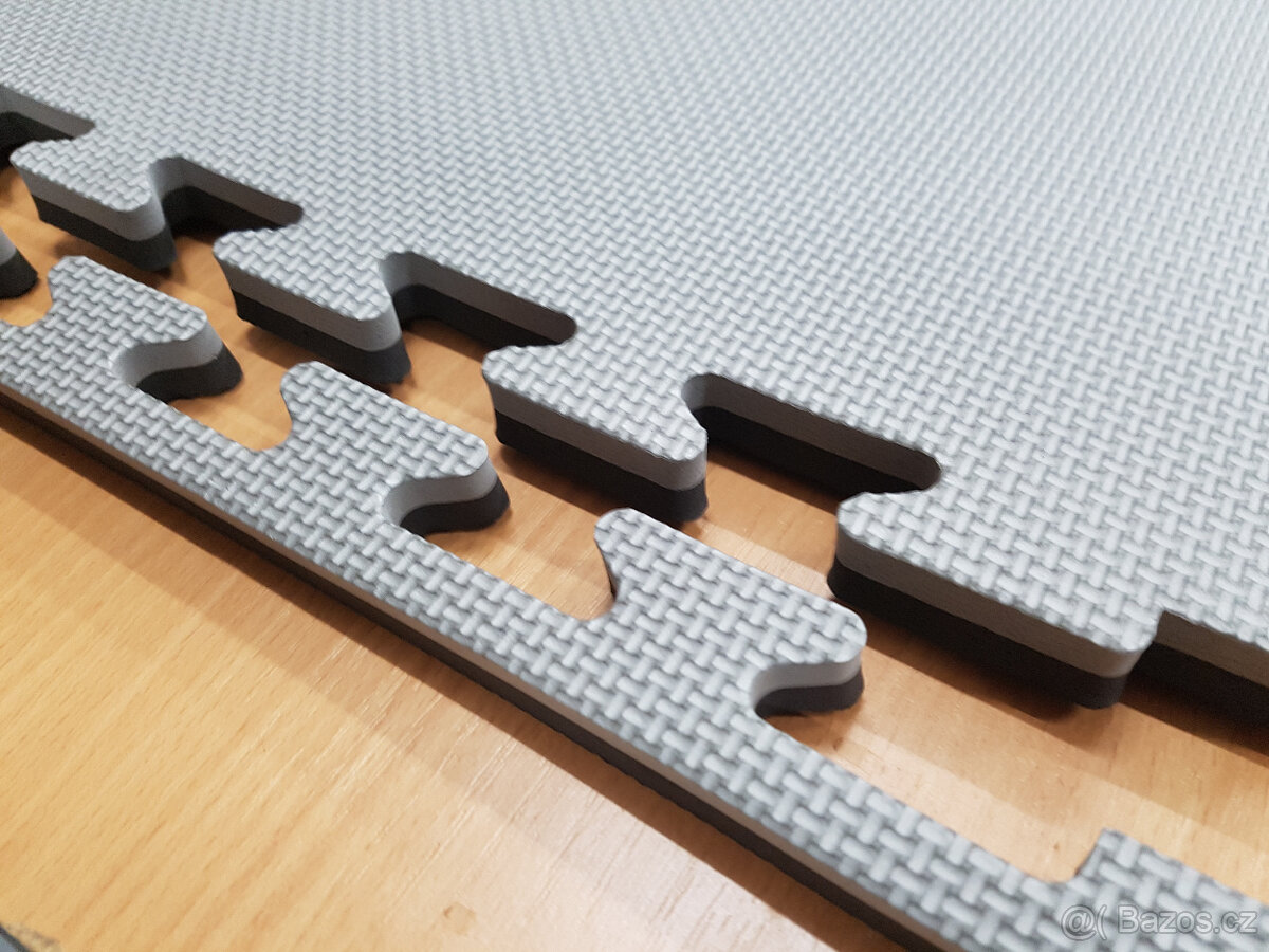 TATAMI - podložky žíněnky šedé, nové - 6