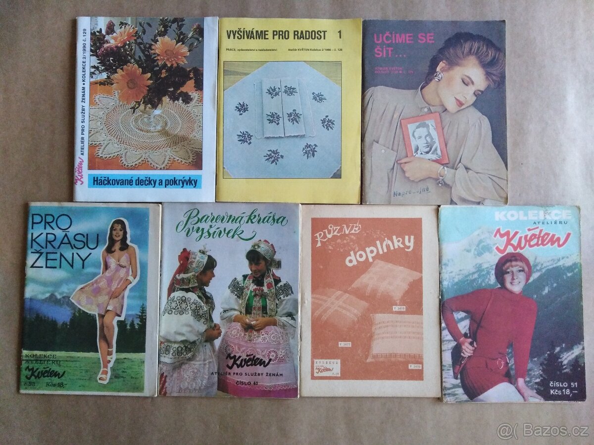Vyšívání, móda apod. - knihy, časopisy - 6