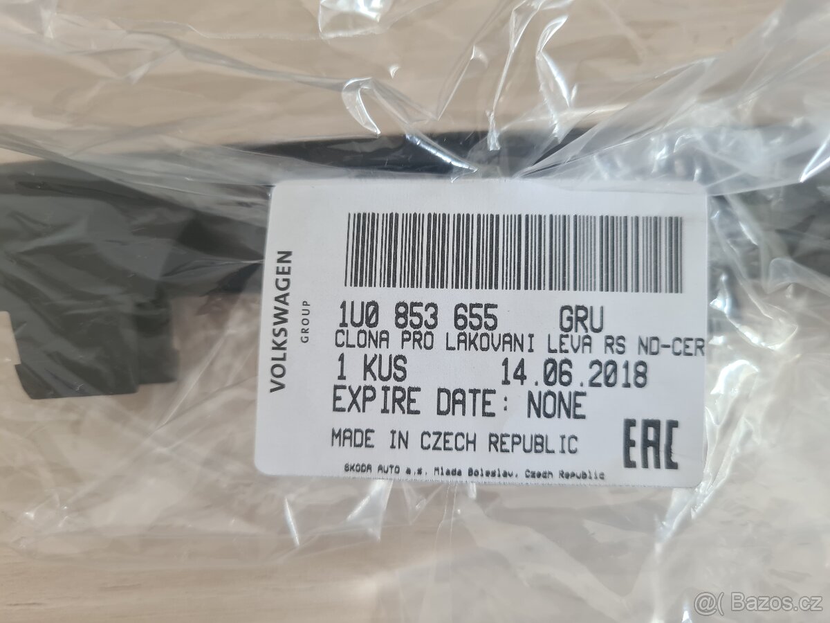 NOVÁ Levá mřížka RS nárazníku Octavia 1 - ORIGINÁL - 6