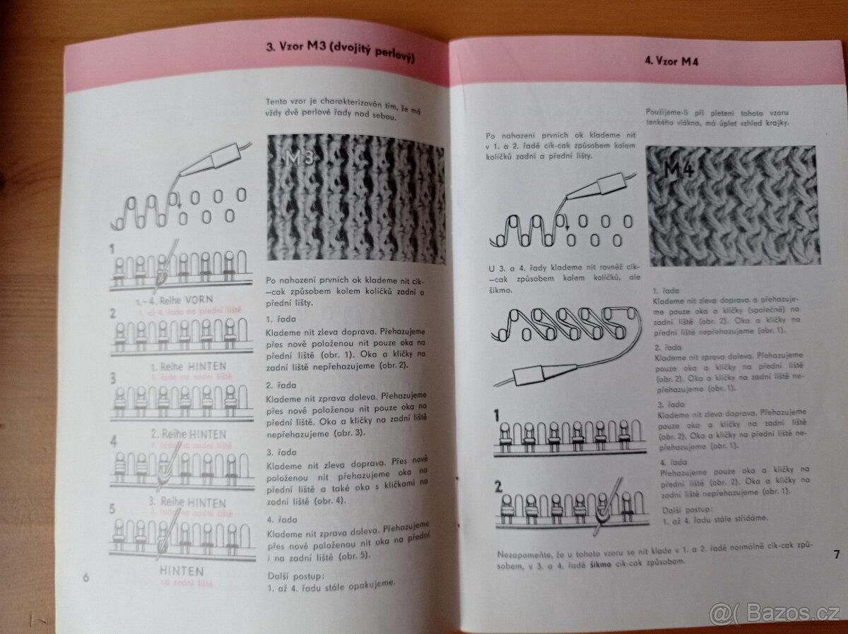Retro hračka Pletací stroj Stricky DDR - 6