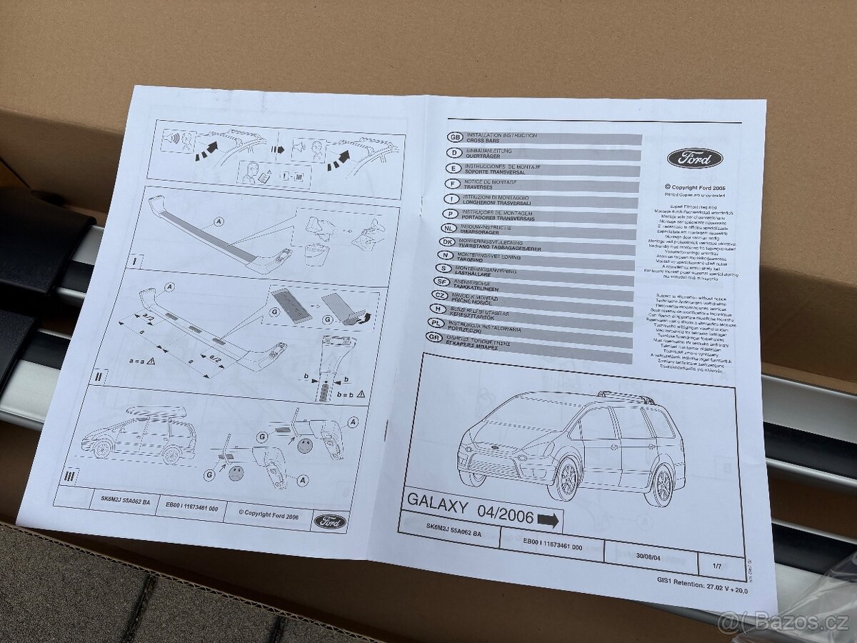 Střešní nosiče Ford Galaxy - 6