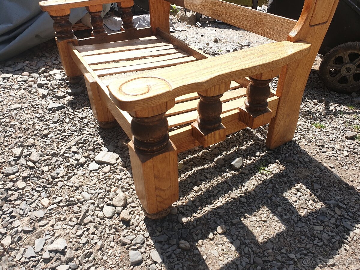Pohovka , sedačka do altánu masív - 6