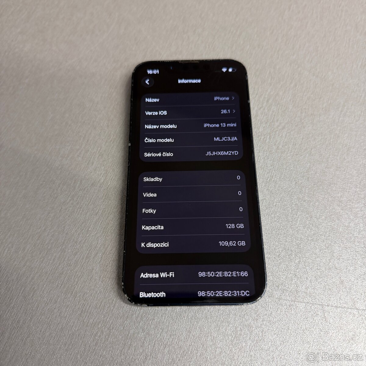 iPhone 13 mini 128GB černý, 12 měsíců záruka - 6