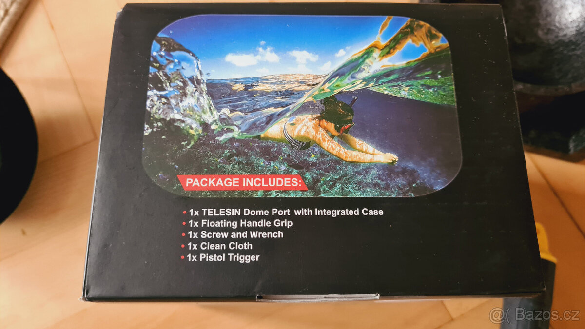 Podvodní pouzdro kopule - Telesin Dome Port pro GoPro3 a 4 - 6