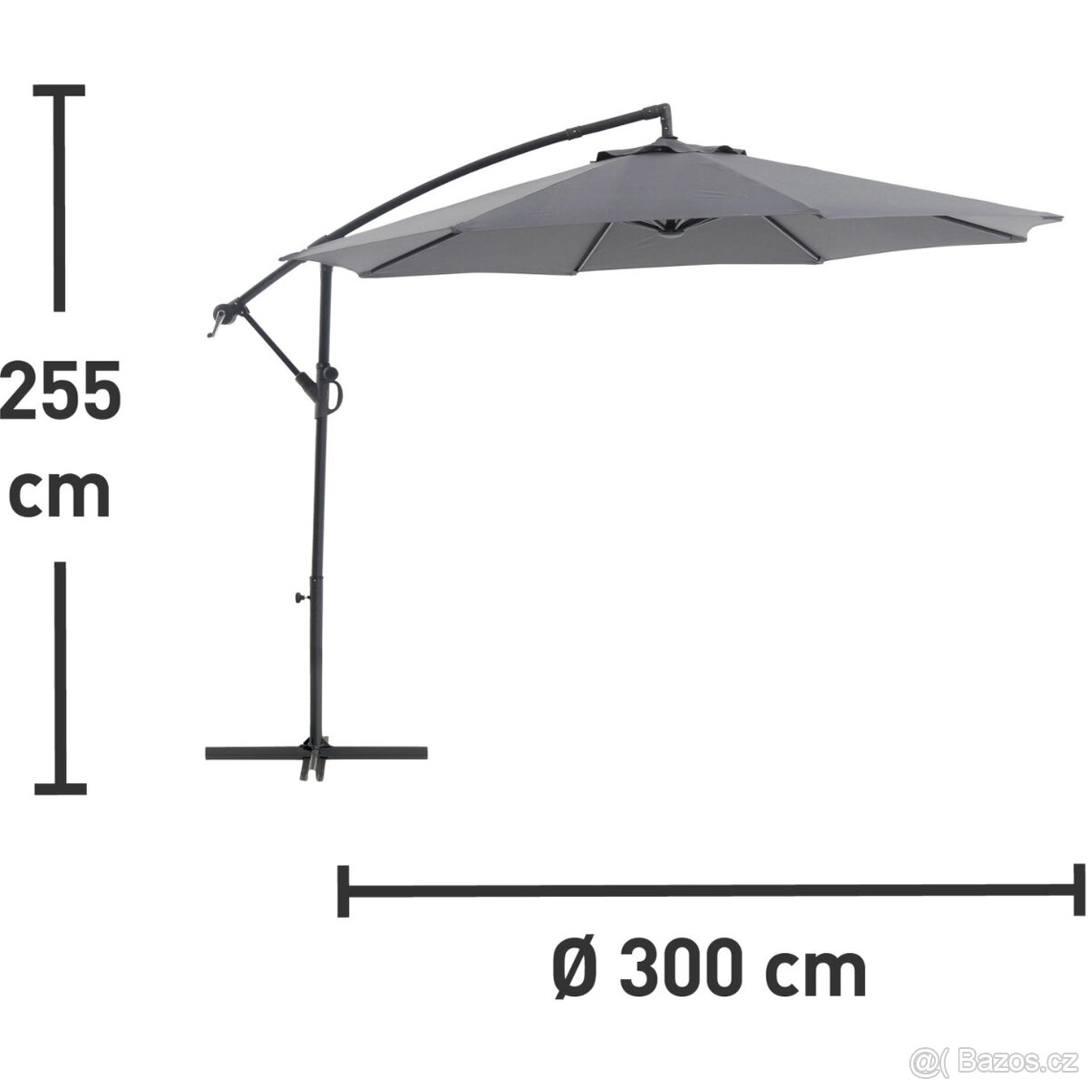 Zahradní sedací souprava + Závěsný slunečník Alvarado - 6