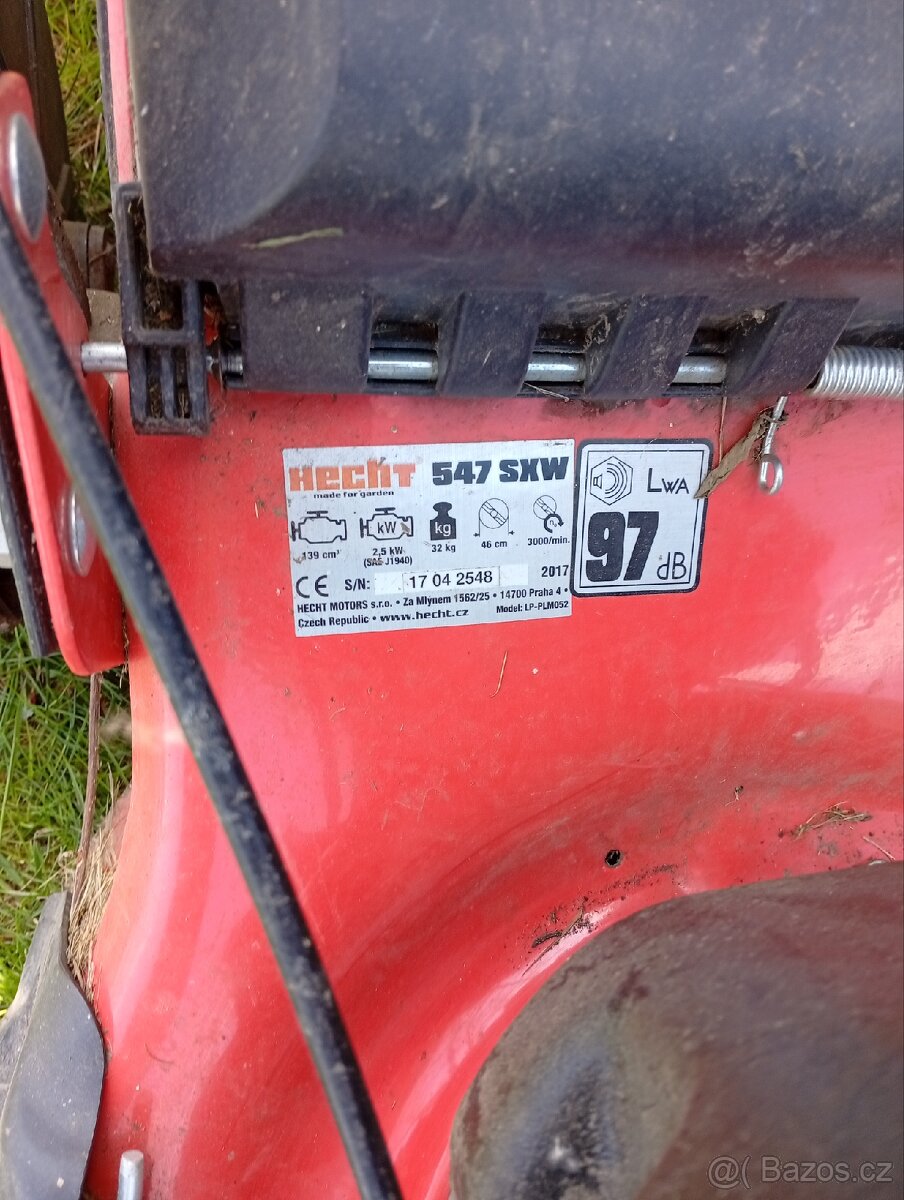 Sekačka s pojezdem Hecht - 6