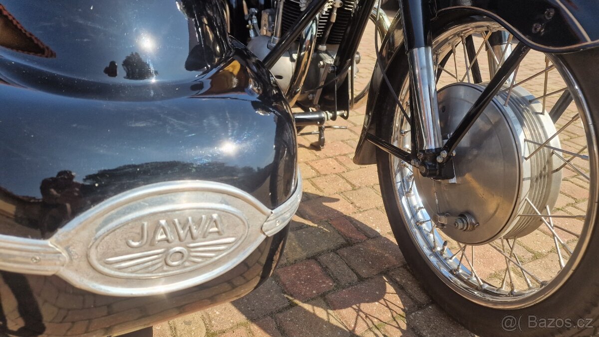 Jawa 500 -02 OHC se sajdou a pávem - 6
