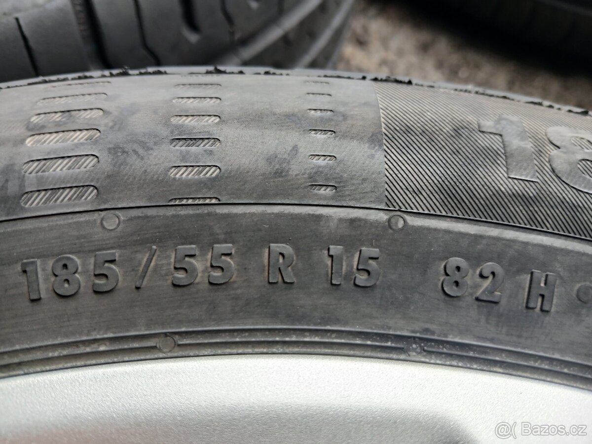 Prodám sadu Orig ALU kol Opel 185/55R15 letní - 6