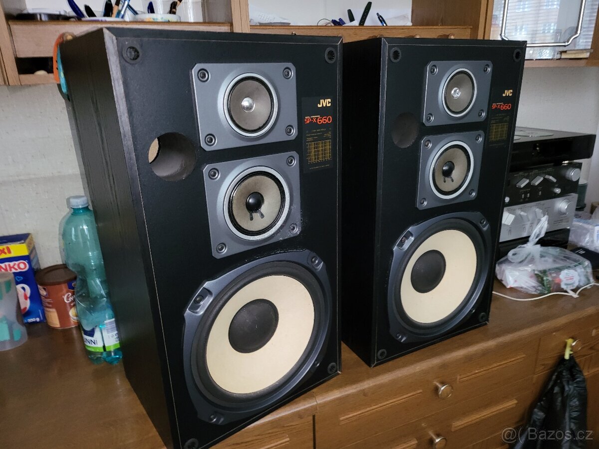 Prodám super reproboxy JVC- SP-X 660, sběratelský stav, výšk - 6