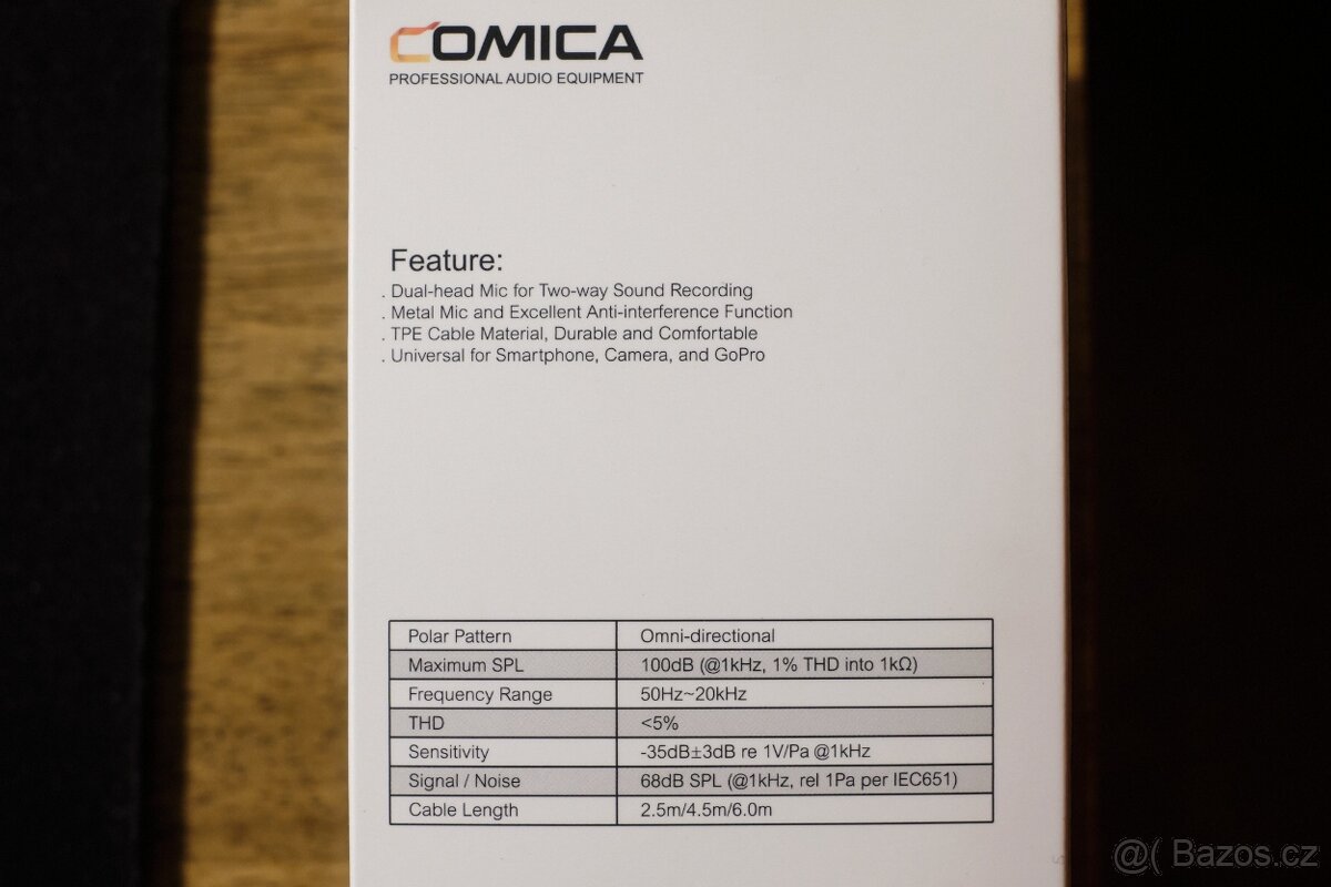 ZÁNOVNÍ duální mikrofony Comica CVM-D02 - 6