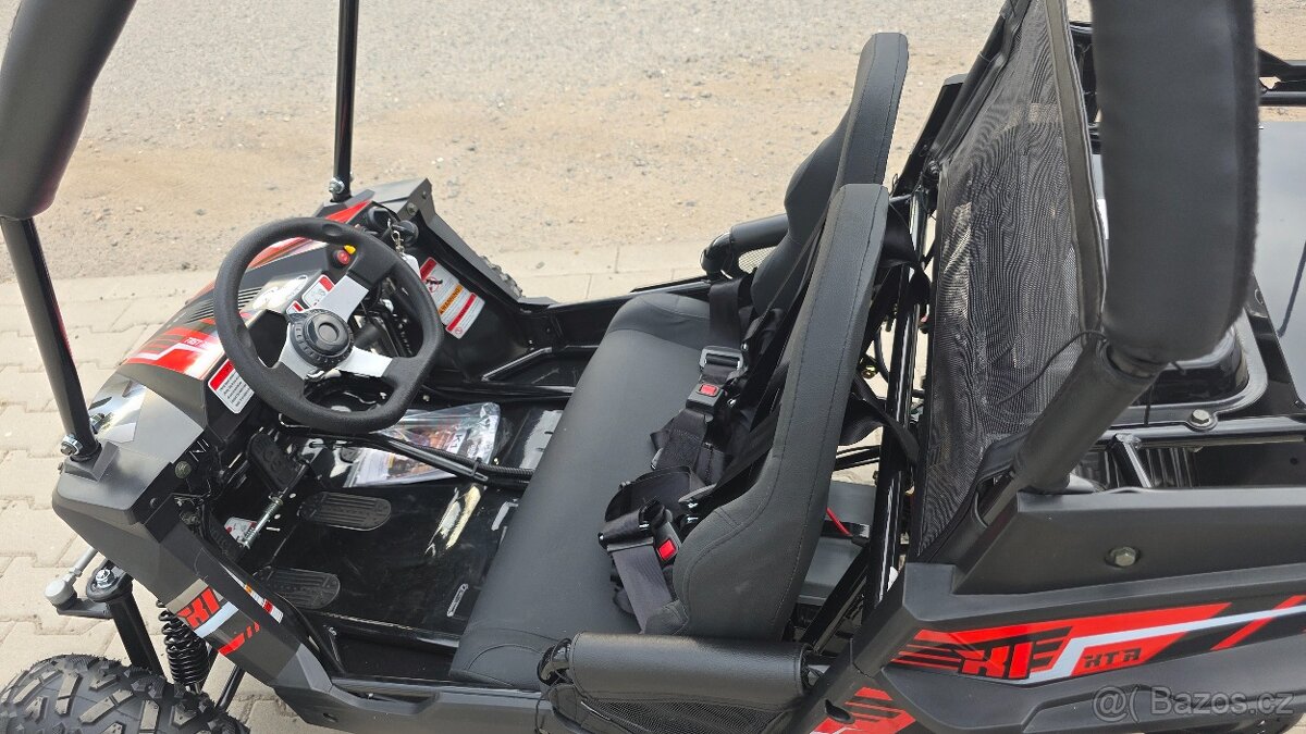 Dětská Buggy Cheetah Mini 163ccm ,variator, 5-10let červená - 6