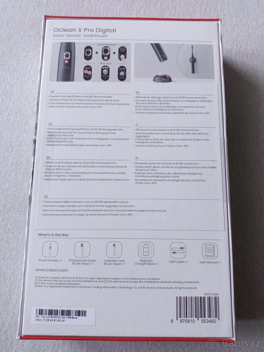 Oclean X Pro Digital Dark Blue - 6