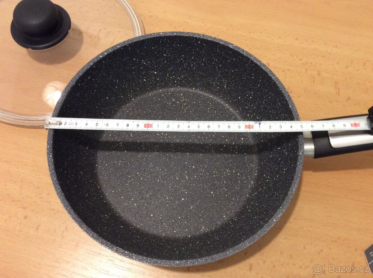 Pánev TESCOMA PREMIUM Stone + Skleněná poklice UNICOVER - 6