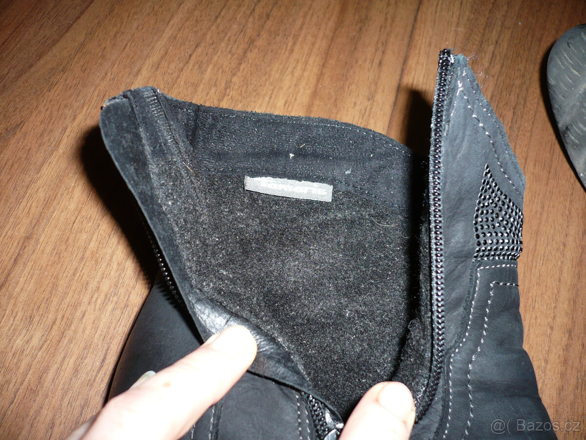 TAMARIS kožené kozačky vel.38 - 6