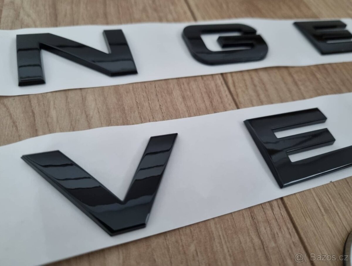 Napis RANGE ROVER, SKODA VRS, MINI COOPER - 6
