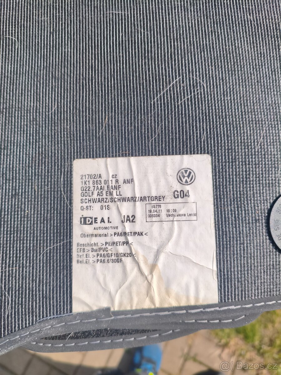 Textilní koberce VW Touran - 6