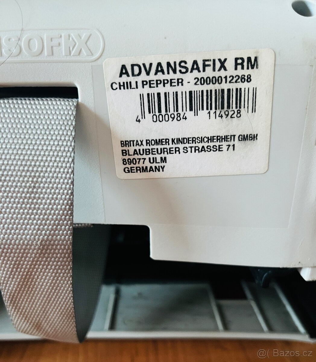 Autosedačka Britax Römer Advansafix 9-36 kg - 6