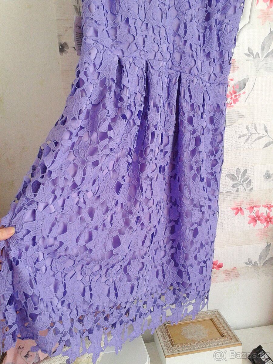 Elegantní krásné šaty 46 - 6