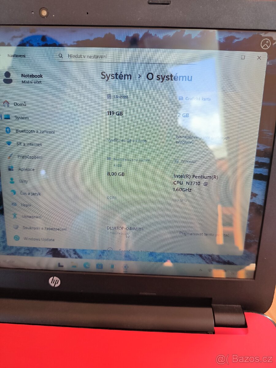 notebook HP 15,6 Úhlopříčka ssd disk - 6