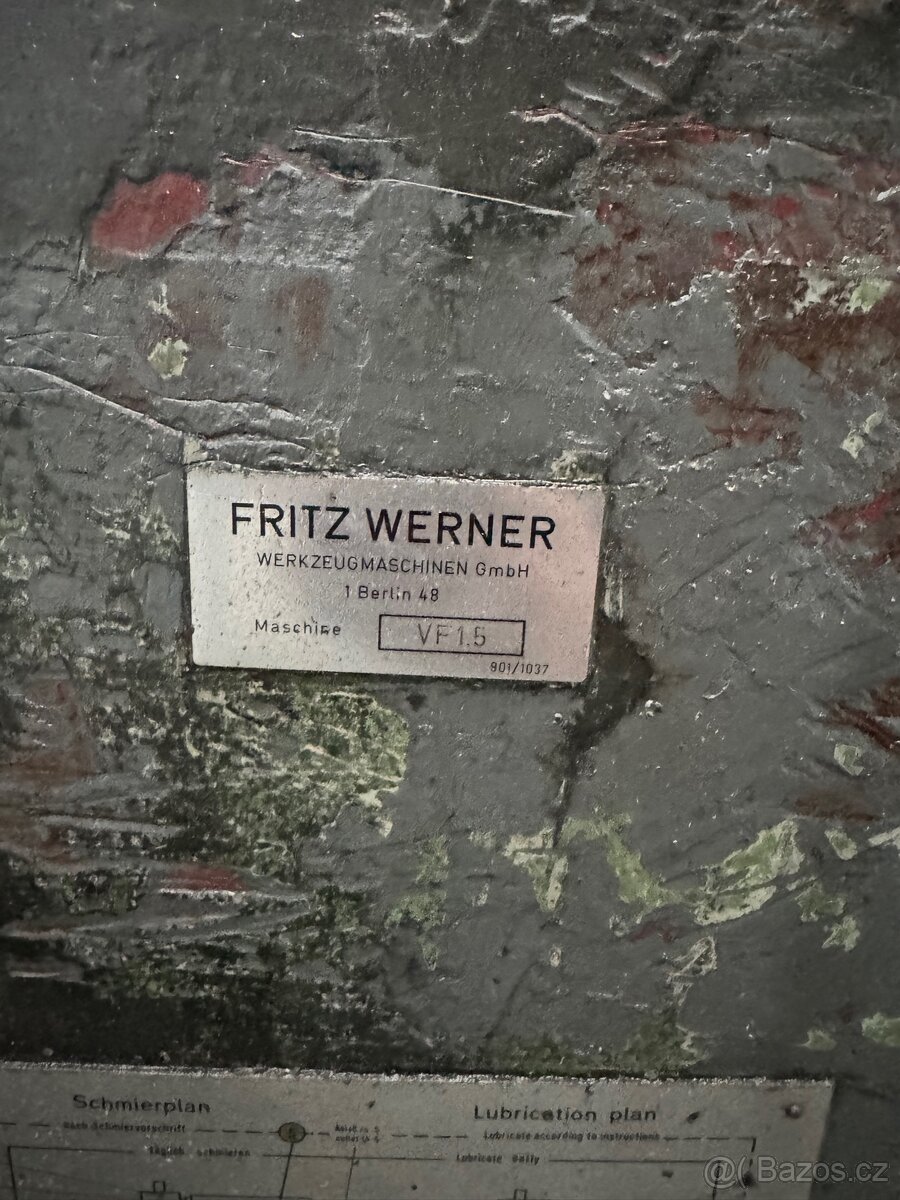 Frézka FRITZ WERNER - 6