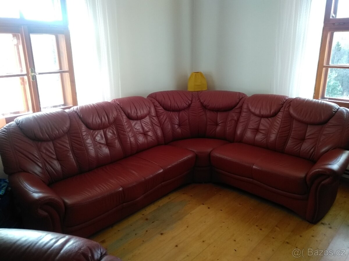 Kožená sedací souprava - 6