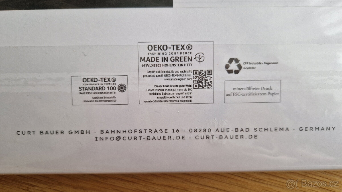 2x luxusní damaškové ložní prádlo Curt Bauer NOVÉ - 6