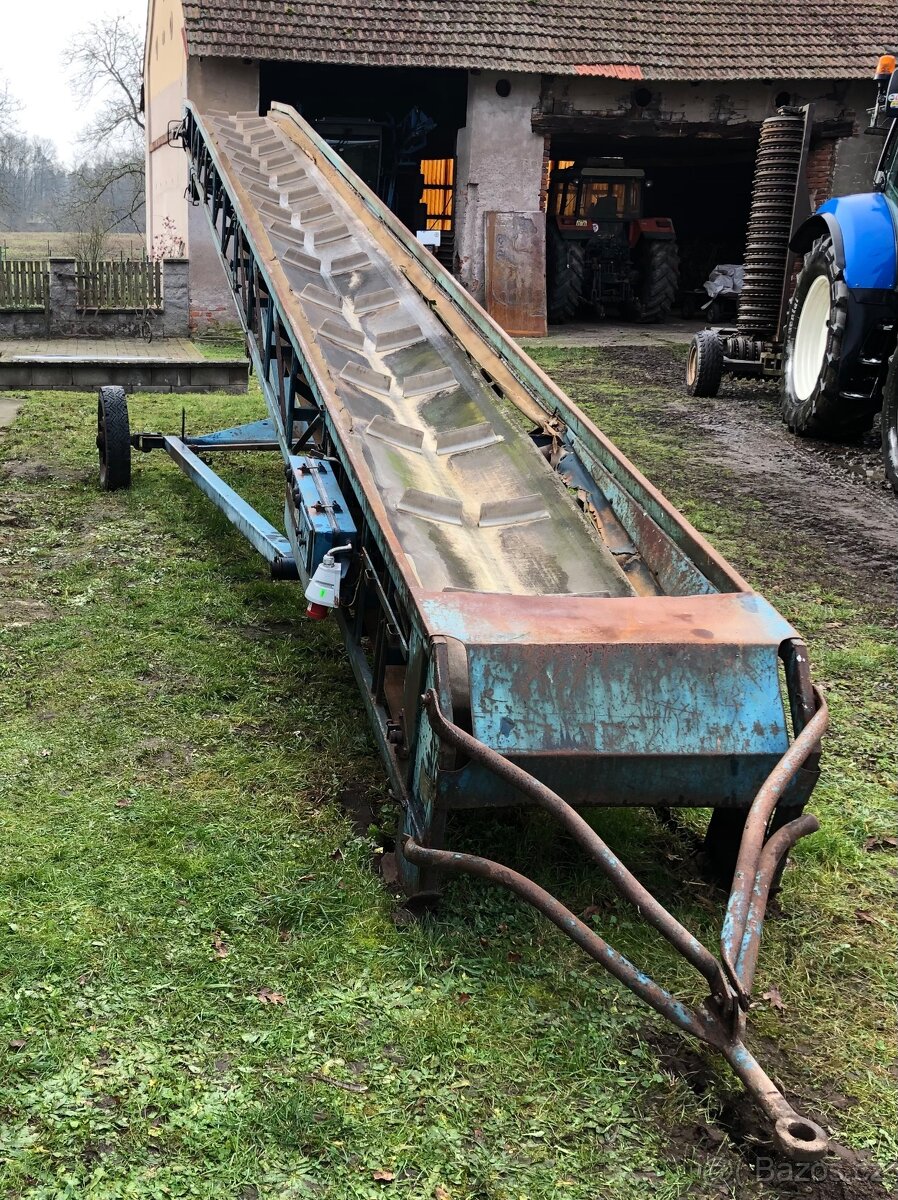 Pásový dopravník 10 m - nová elektroinstalace - 6