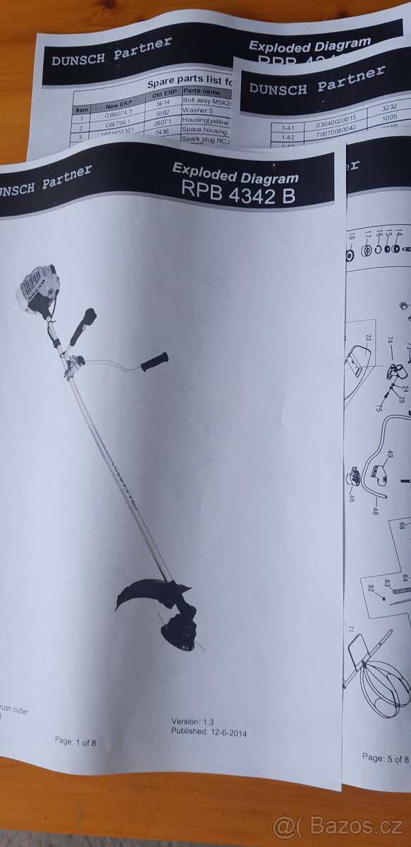 Křovinořez RIWALL RPB 4342 B - 6