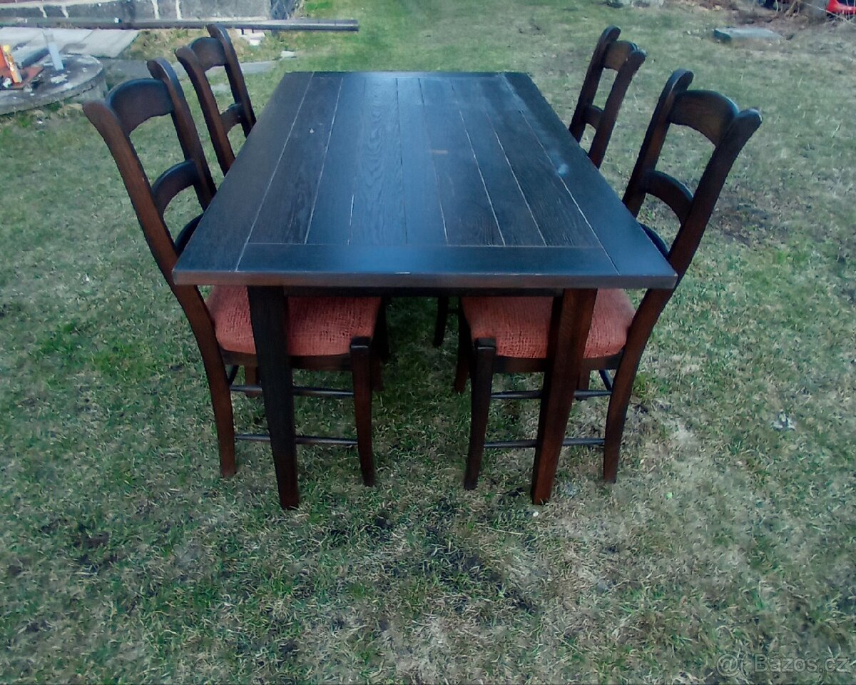 Jídelní Stůl se židlemi - 6
