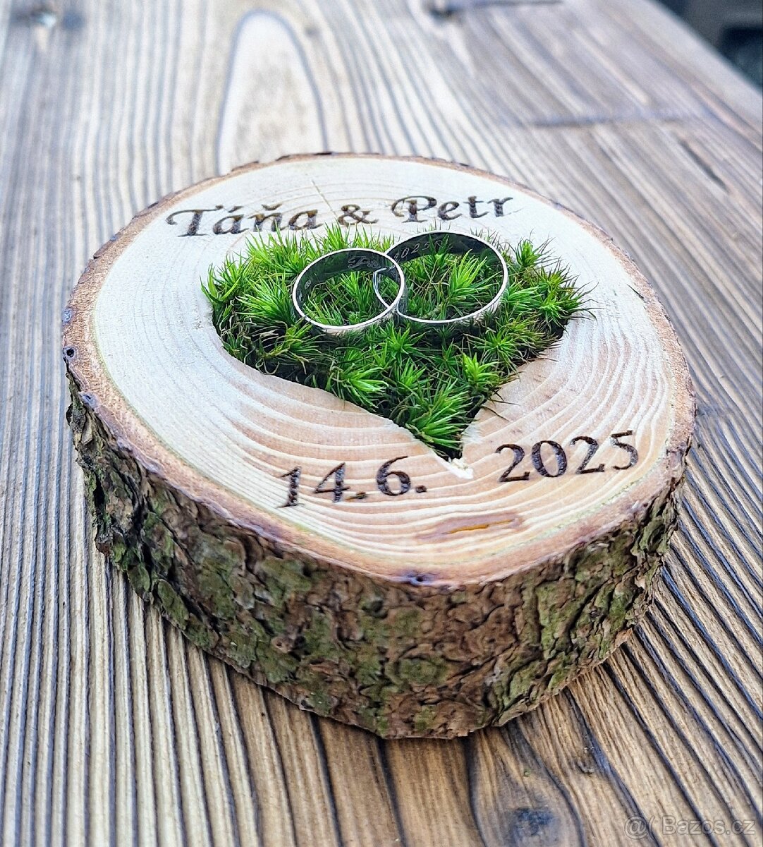 Dřevěné svatební dekorace - 6