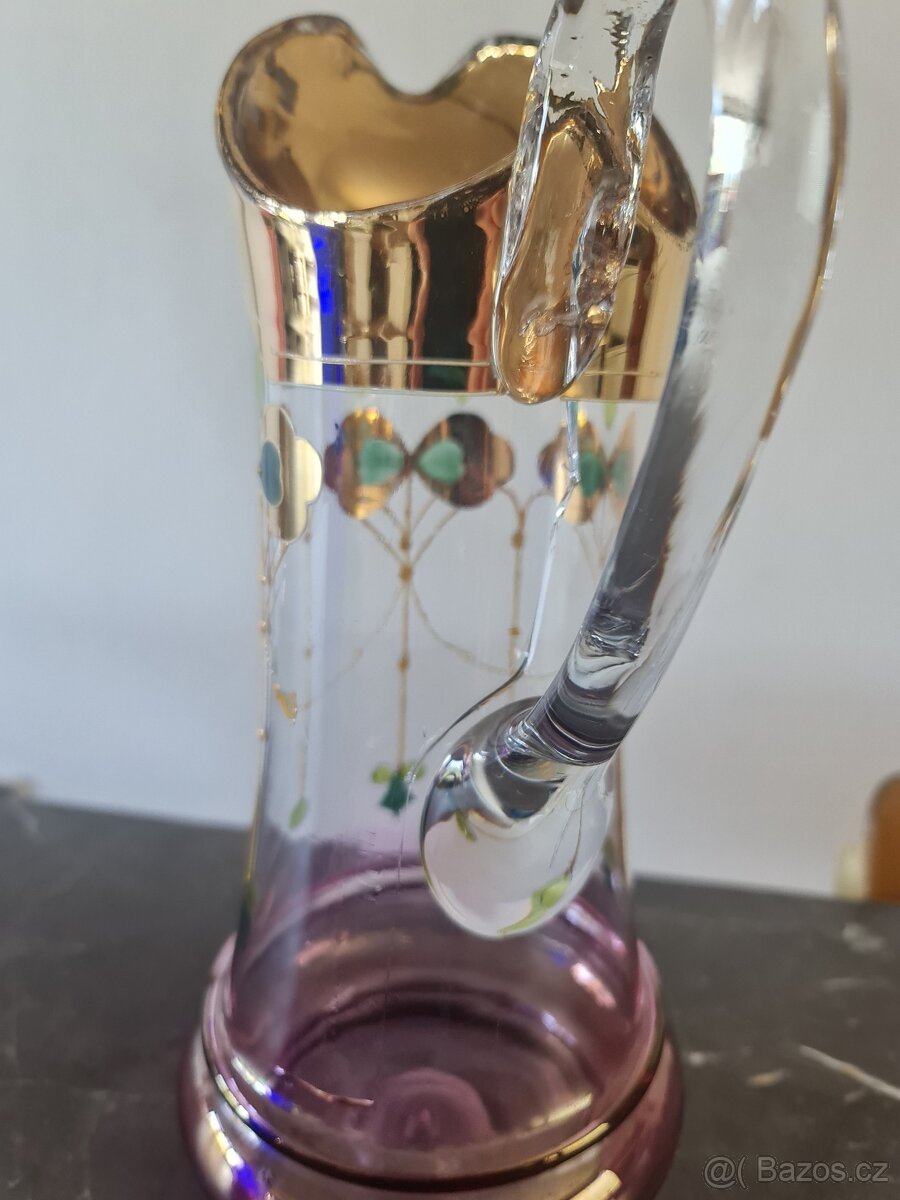 starožitný, bohatě dekorovaný džbán - 6