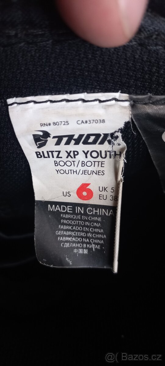 Motokrosove boty Thor EU38 - 6