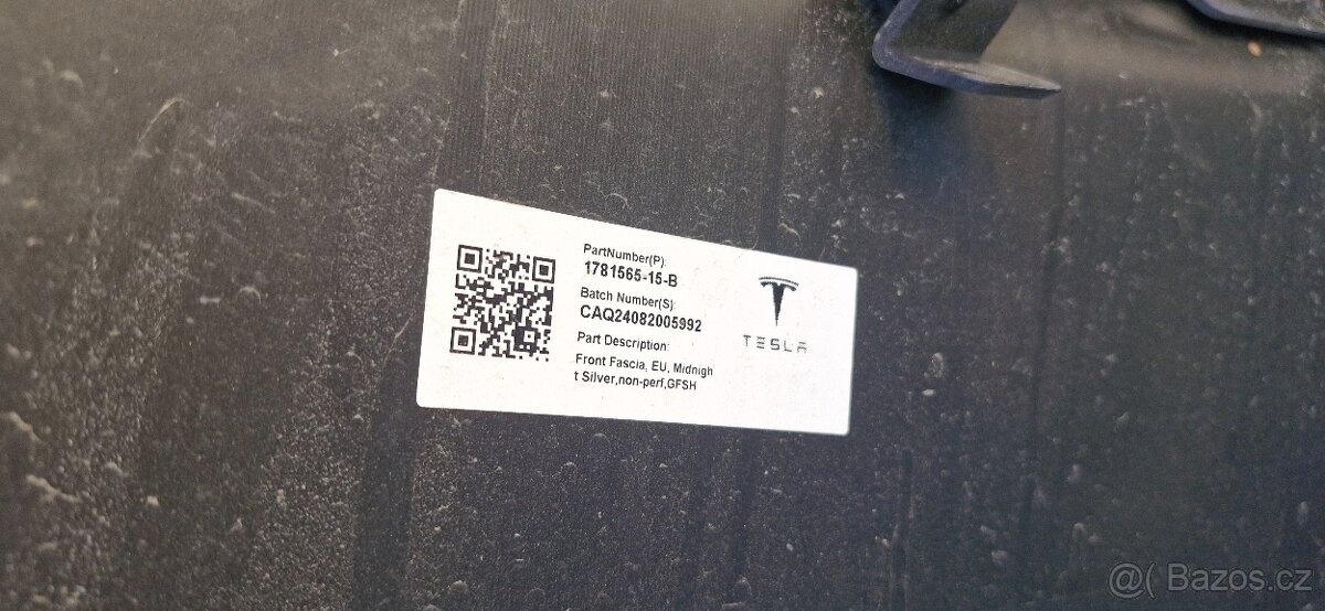 Predni naraznik tesla model 3 highline - 6