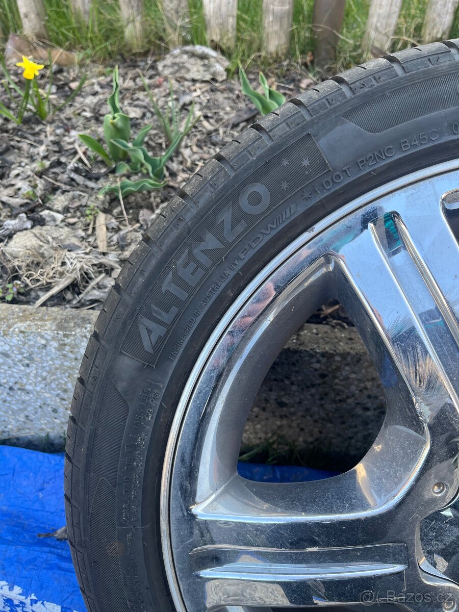 Prodám alu kola chromové - 6