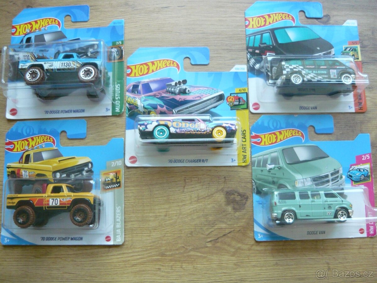 AUTÍČKA HOT WHEELS - 6