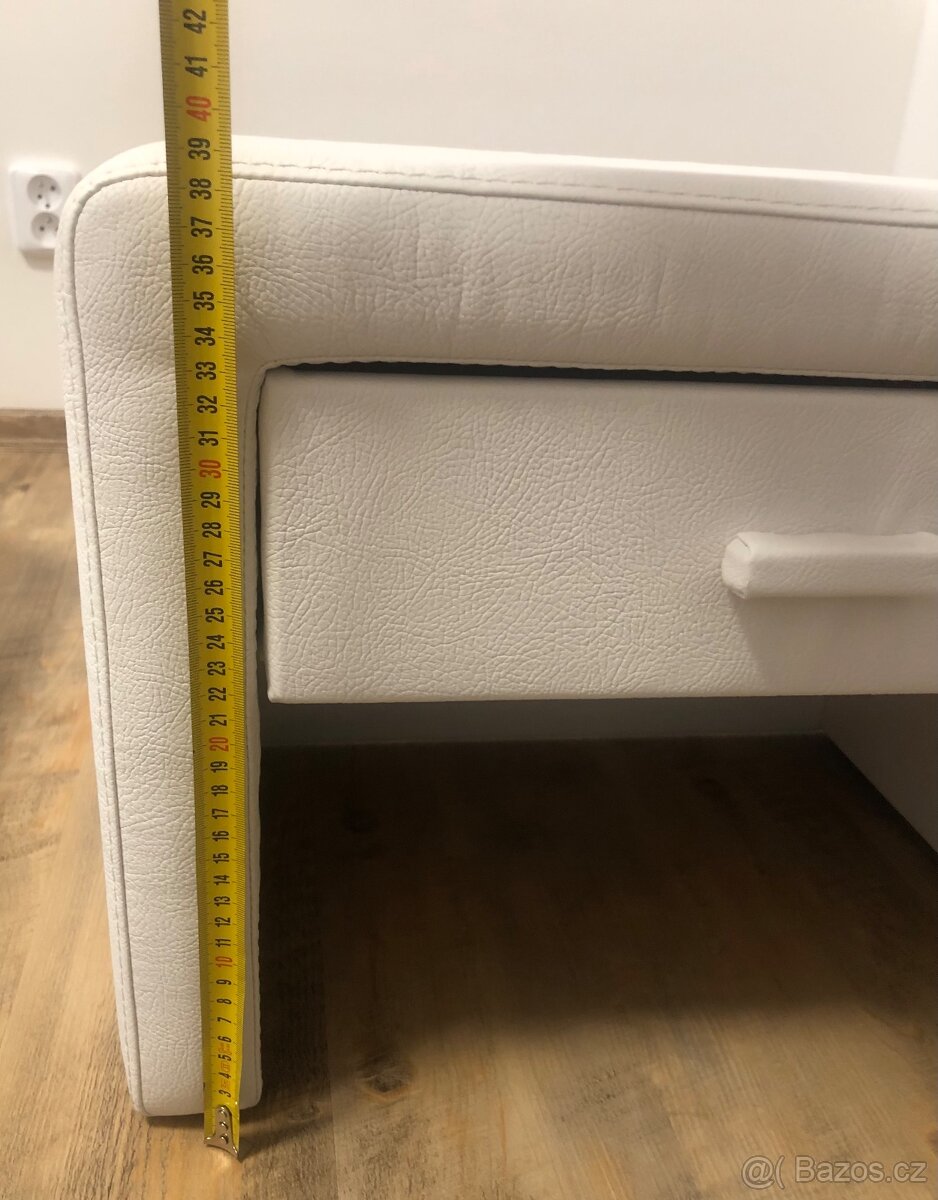 Noční stolek kůže zn. Purtex - 6