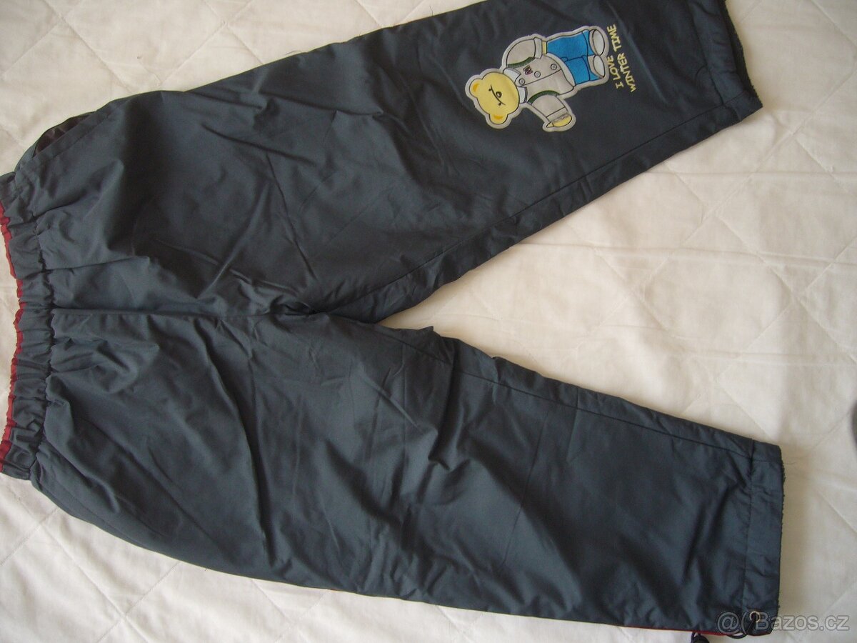 Prodám zimní bundu + oteplovačky - 6