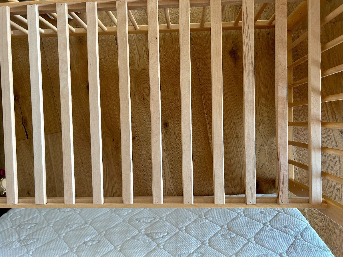 Dětská postýlka masiv s matrací Traumeland - 6