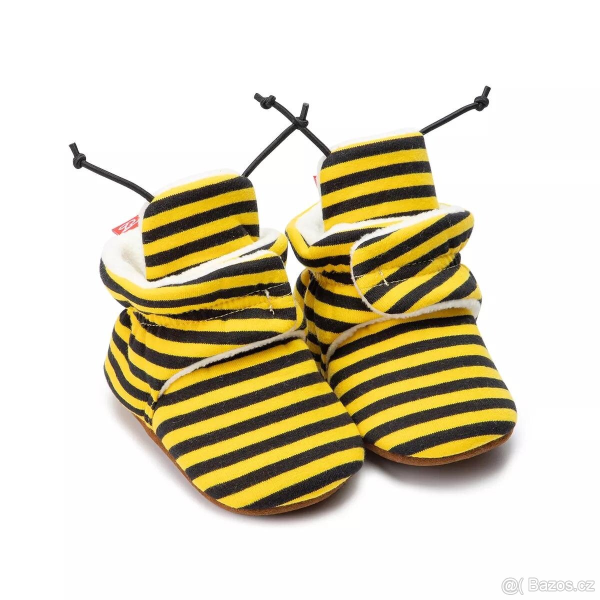 Nové capáčky zluto-černý proužek, vel.19 - 6