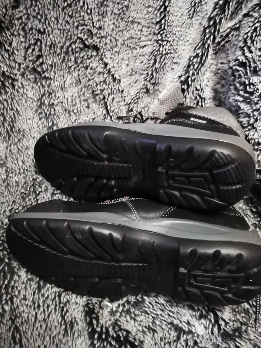 pánské pracovní kožené boty - 6