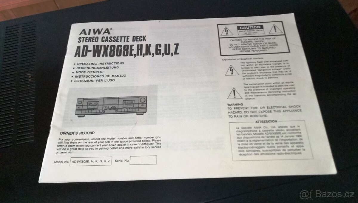 AIWA AD-WX 808 dbx - 6